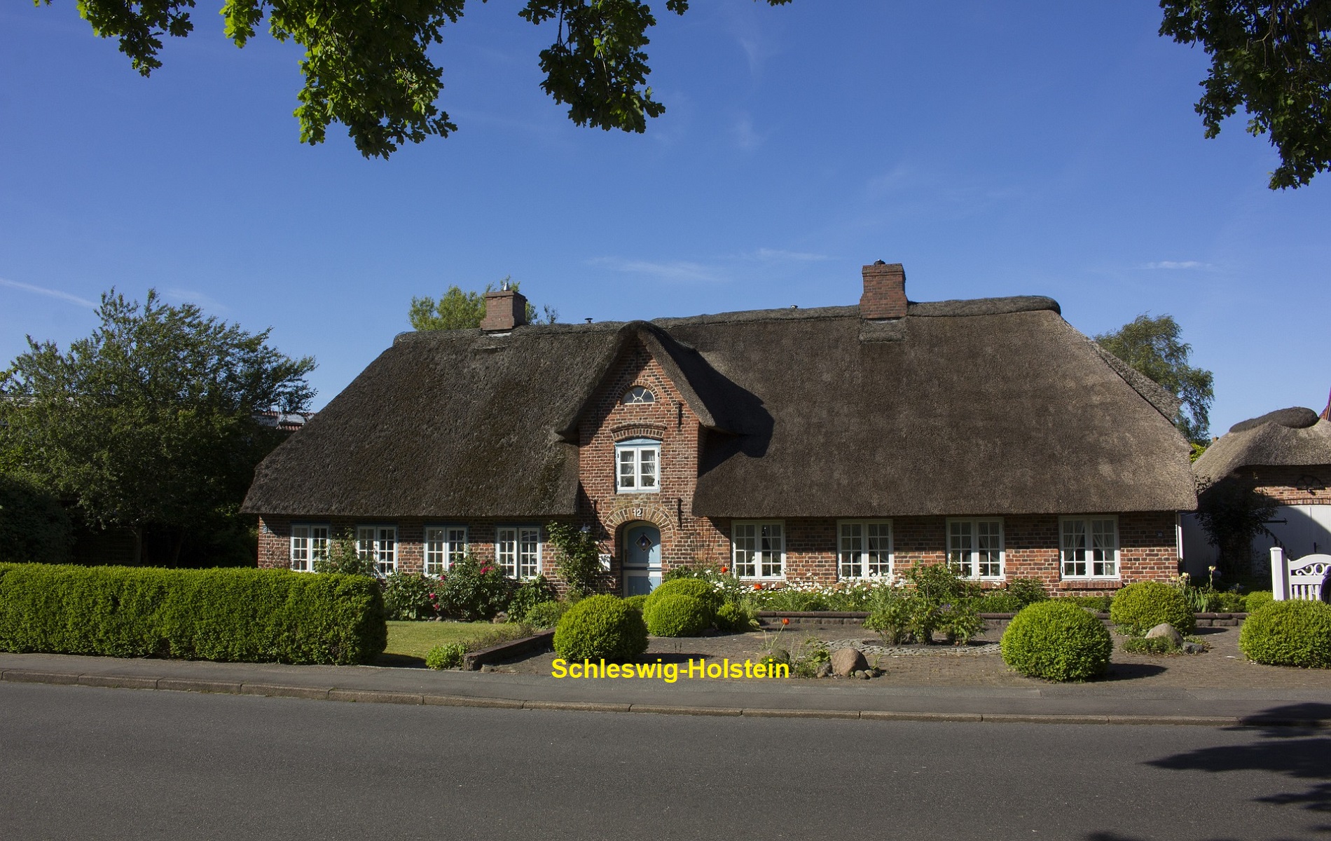 Reeddachhaus in Norddeutschland