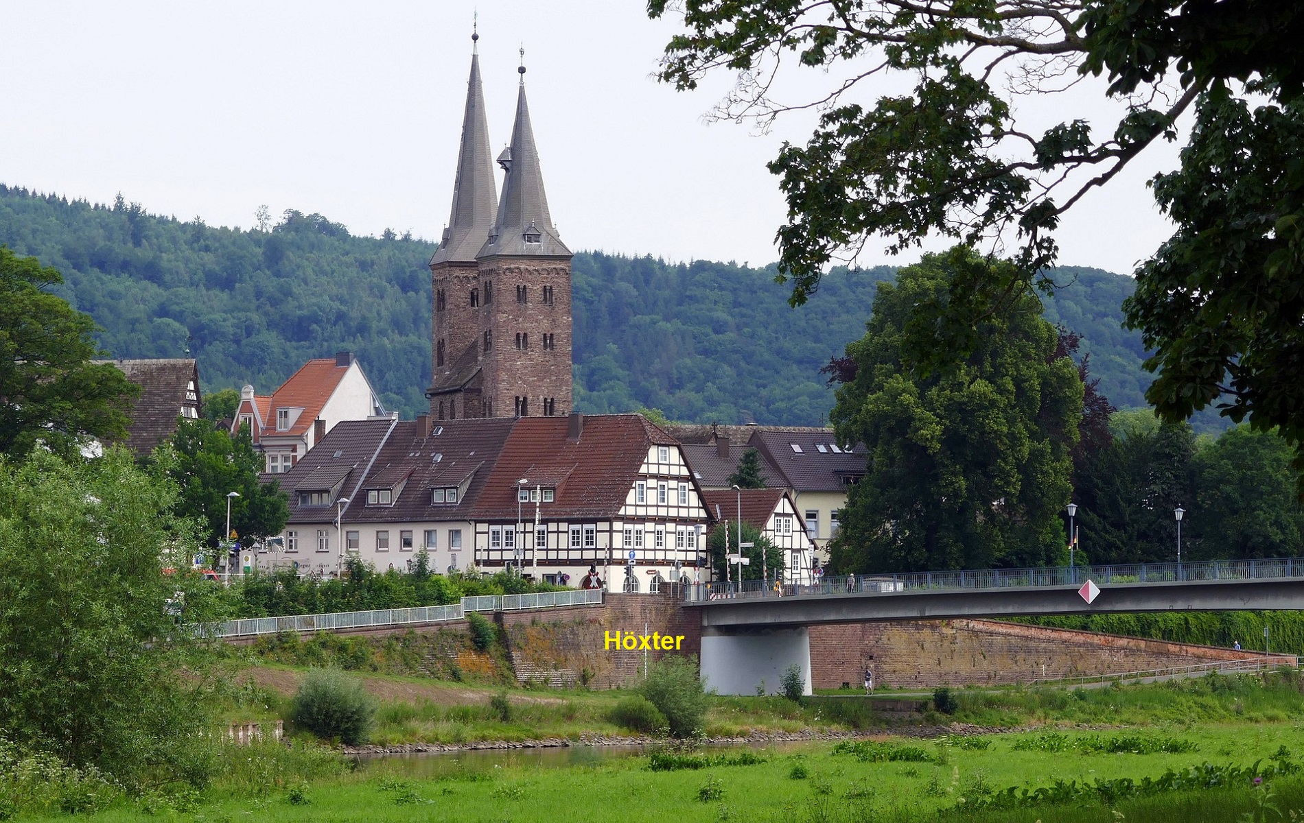 An meiner Gewburtsstadt Höxter vorbeigeradelt